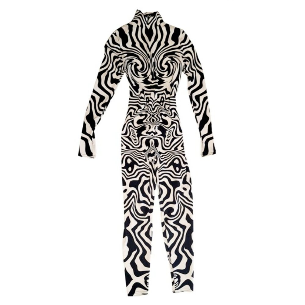 Candy Catz B&W festival bodysuit